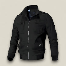 Luca | Herren Bomberjacke - Slim Fit - Schwarz - Luca | Herren Bomberjacke - Slim Fit - €25 - Concept FashionLab