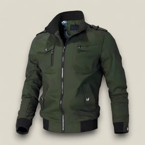 Luca | Herren Bomberjacke - Slim Fit - Olivegrün - Luca | Herren Bomberjacke - Slim Fit - €25 - Concept FashionLab