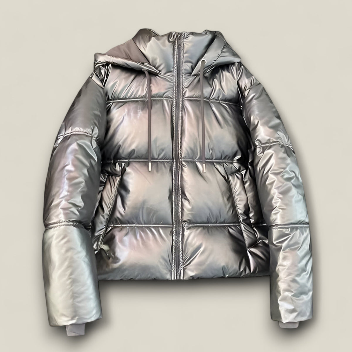 Alva | Wintermantel - Eleganter Kapuzenanorak - Grau - Alva | Wintermantel - Eleganter Kapuzenanorak - €25 - Concept FashionLab