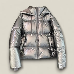 Alva | Wintermantel - Eleganter Kapuzenanorak - Grau - Alva | Wintermantel - Eleganter Kapuzenanorak - €25 - Concept FashionLab