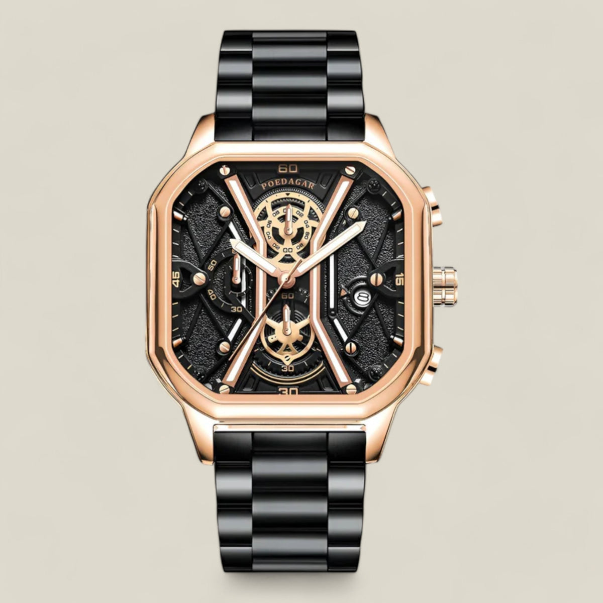 Stjerne | Chronograph-Uhr - Zeitlose Schönheit und erstklassige Präzision - Roségold Schwarz S - Stjerne | Chronograph-Uhr - Zeitlose Schönheit und erstklassige Präzision - €25 - Concept FashionLab