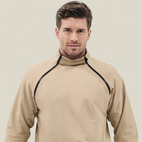 Trek | Herren-Pullover aus Fleece, winddicht - Taktisch & Leger - - Trek | Herren-Pullover aus Fleece, winddicht - Taktisch & Leger mit Stehkragen - €25 - Concept FashionLab