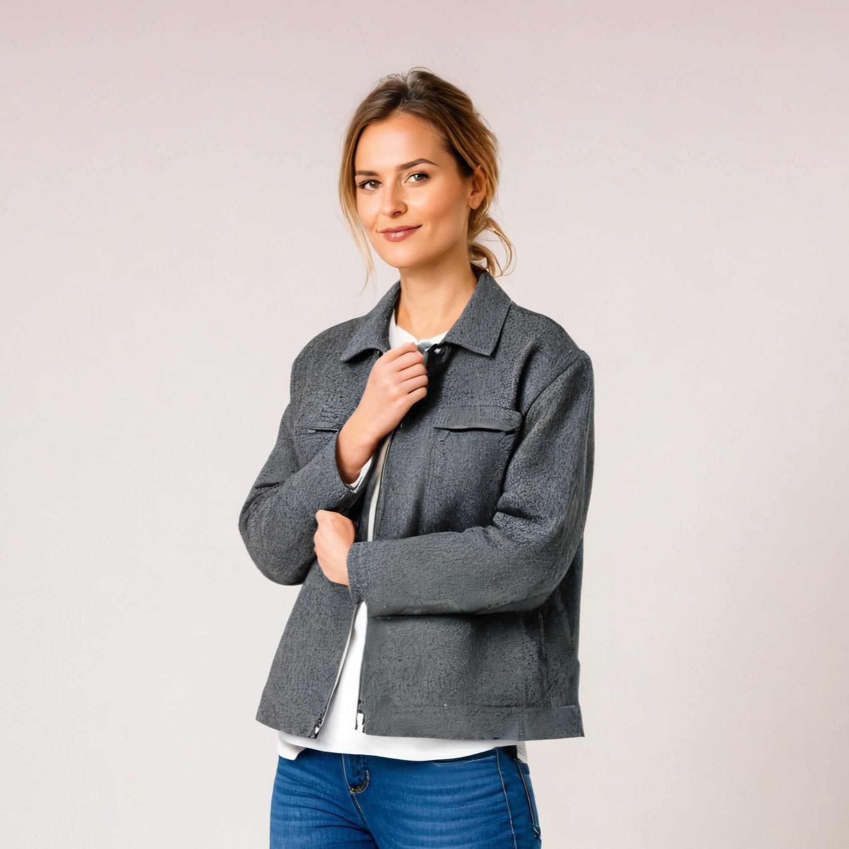 Sally | Stylische Tweed-Kurzjacke für Damen - Perfekt für Herbst und Winter - - Sally | Stylische Tweed-Kurzjacke für Damen - Perfekt für Herbst und Winter - €25 - Concept FashionLab